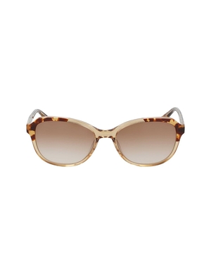 Taille étroite Anne Klein Crystal Oval Sunglasses   | NZU-7675499